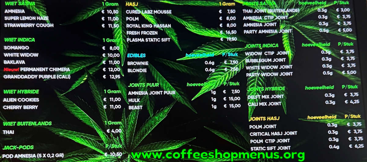 menu picture